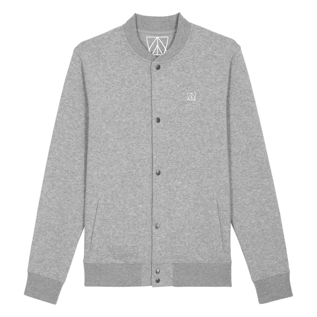 Bounder sweater jacket S&B unisex (grey)