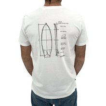 Load image into Gallery viewer, Shape board S&amp;B Tee white
