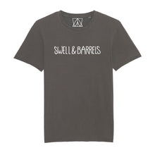 Load image into Gallery viewer, Tee-shirt  S&amp;B unisex (black vintage) print swell&amp;barrels
