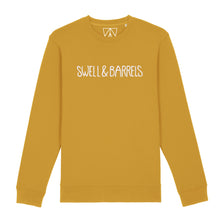 Load image into Gallery viewer, Sweater Changer S&amp;B unisex (ochre) print swell&amp;barrels
